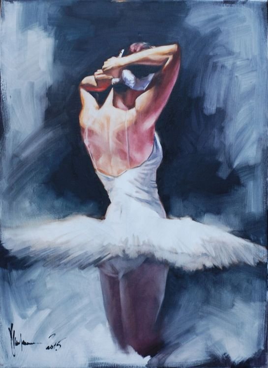 Ballerina #34 painting by Igor Shulman