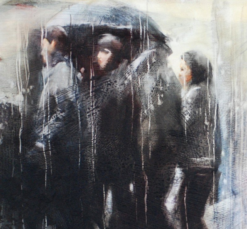 Rainy painting by Igor Shulman