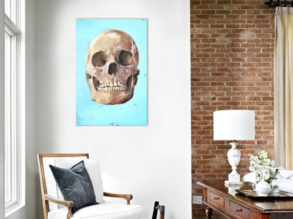 The Skull by Igor Shulman in the room