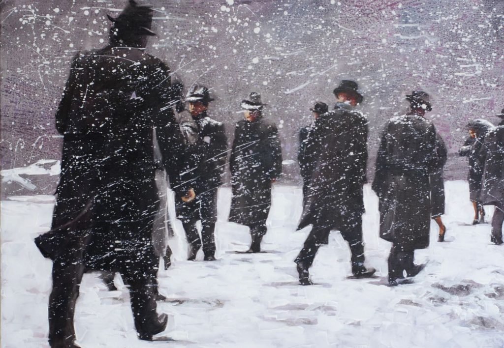 Winter NY original painting by Igor Shulman