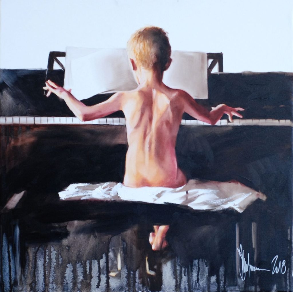 Virtuozo III original painting by Igor Shulman