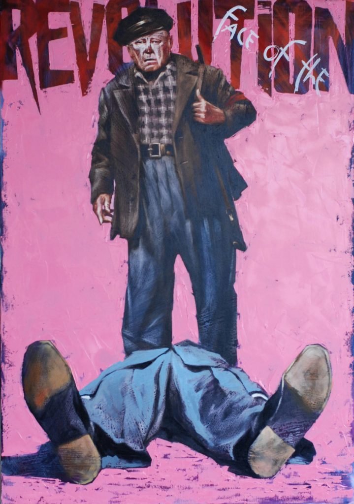 Face of the Revolution original painting by Igor Shulman