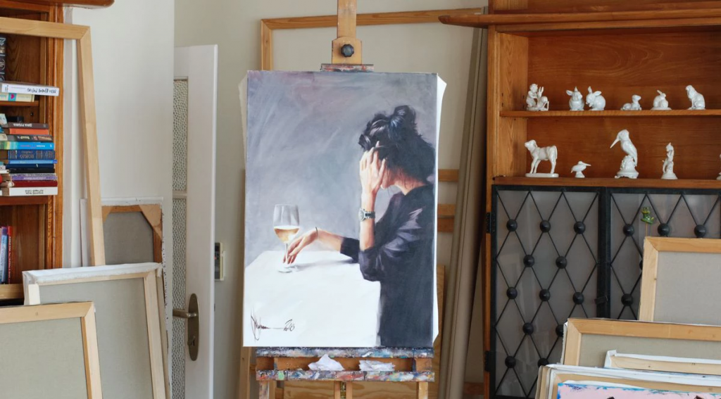 Alone Oil painting by Igor Shulman
