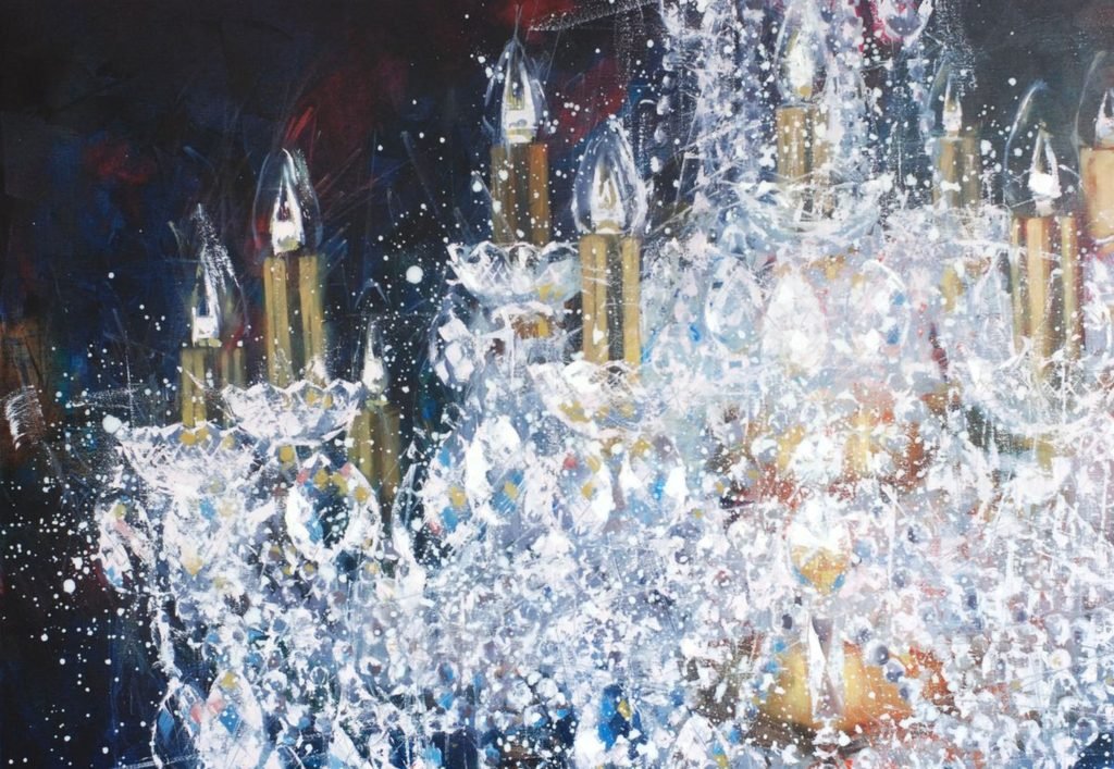 Artwork Large cristal chandelier. 4 try artwork by Igor Shulman #igorshulman