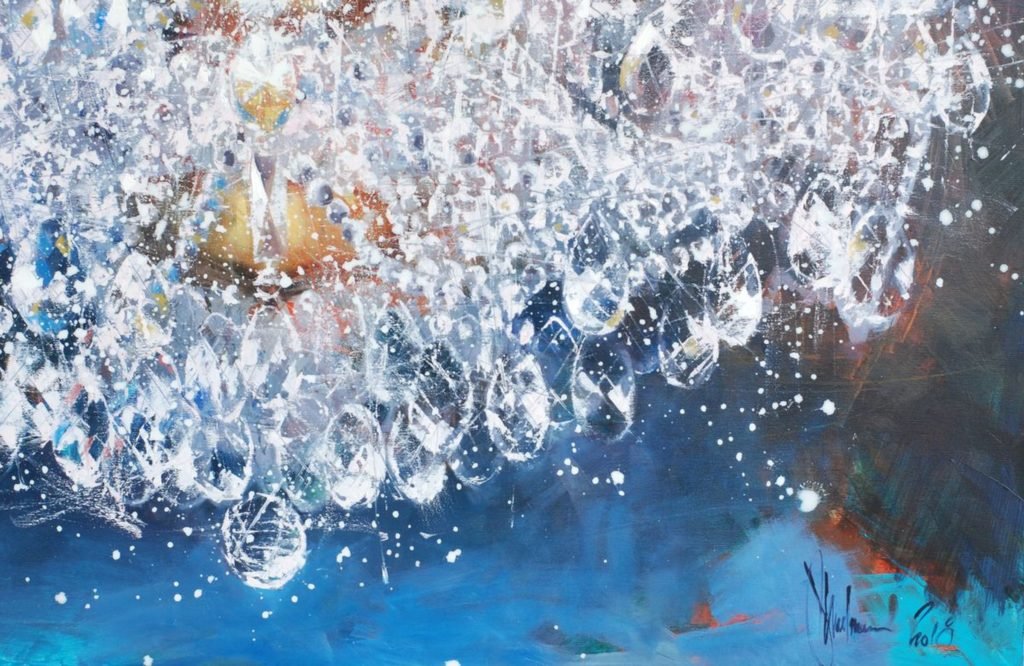 Large cristal chandelier. 4 try artwork by Igor Shulman #art