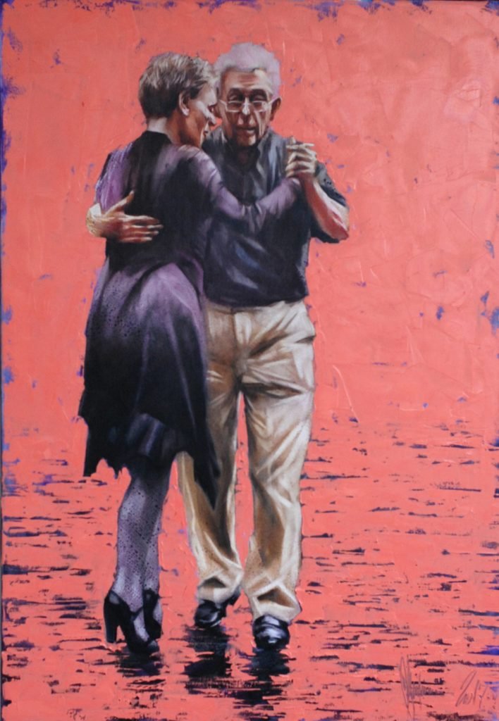 Last tango original painting by Igor Shulman
