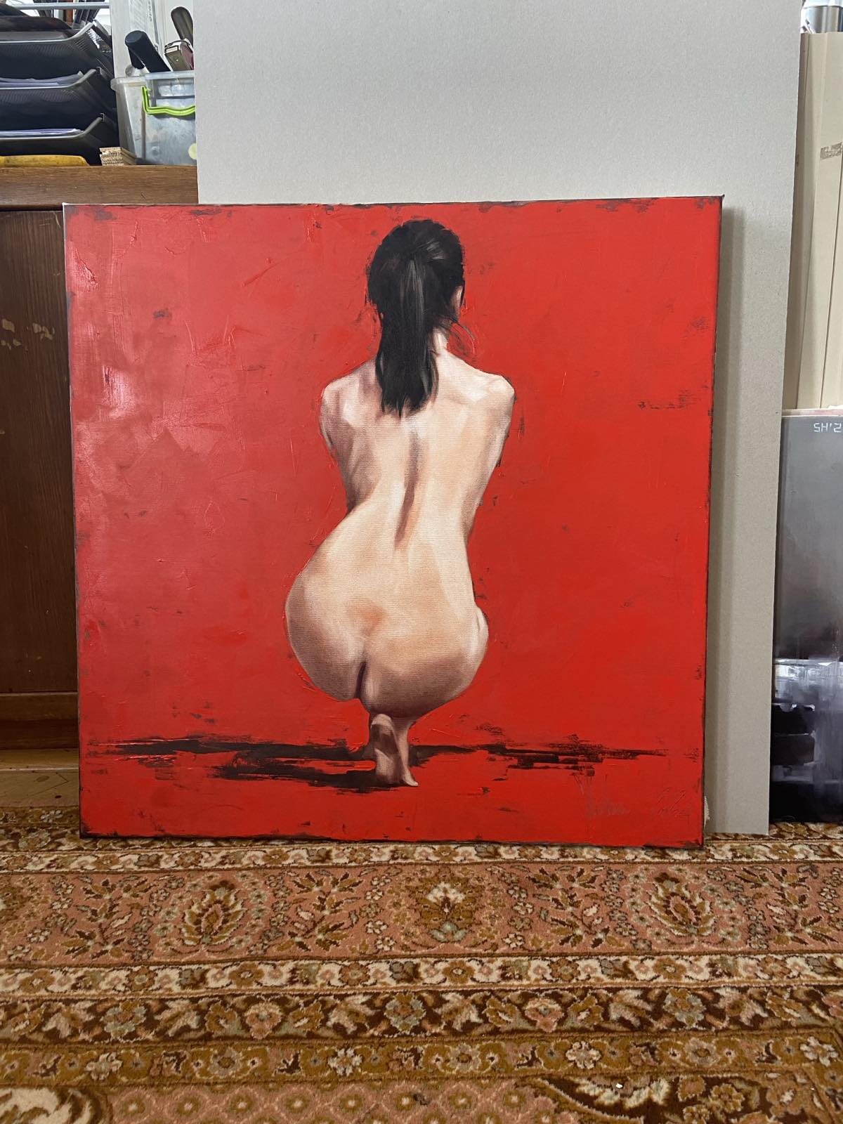 Oil Painting Nude #632 in Igor Shulman studio