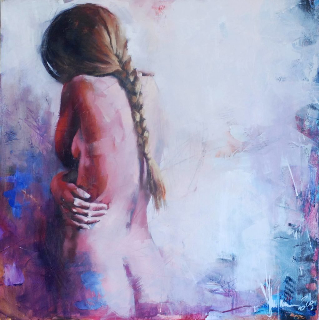 Nude #654 original painting by Igor Shulman