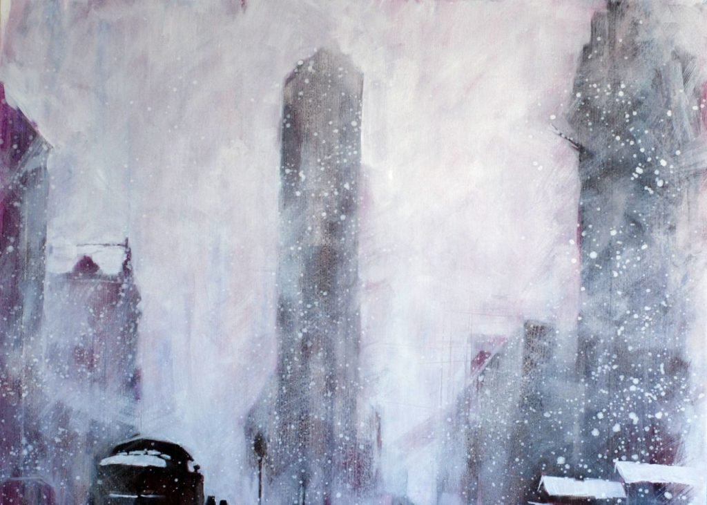 Winter. Retro artwork by Igor Shulman #shulmanart