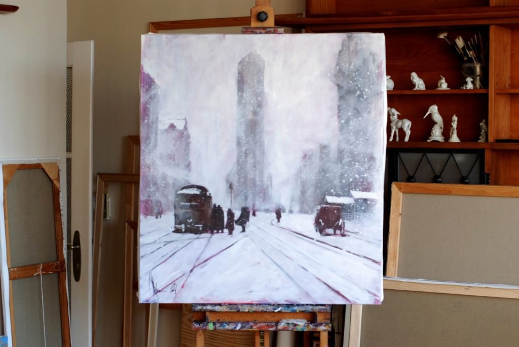 Winter. Retro artwork by Igor Shulman #igorshulman