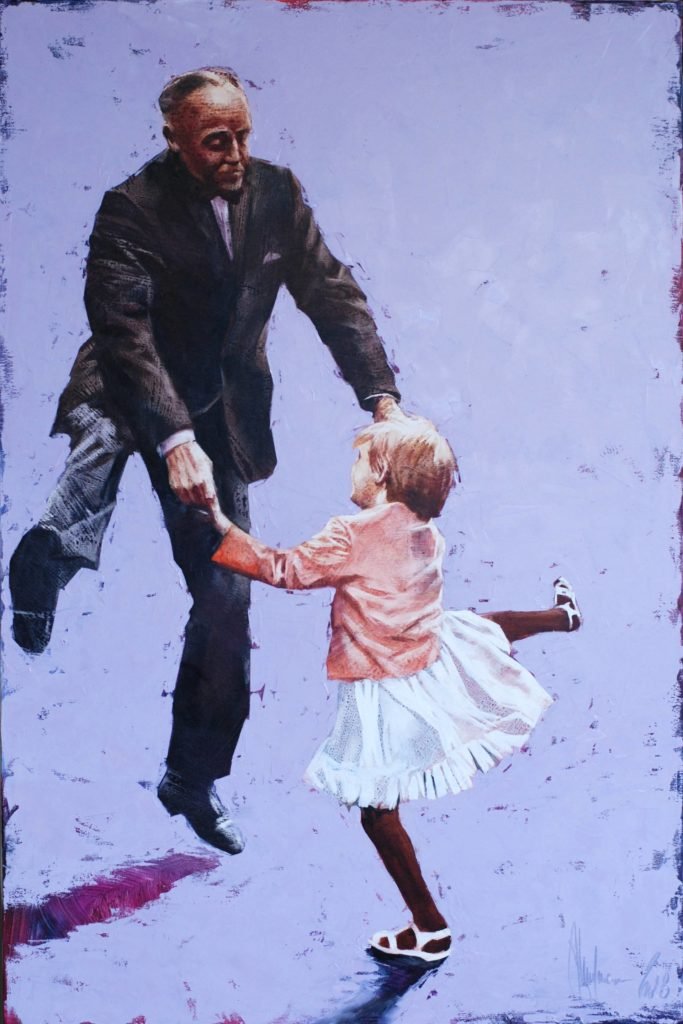 Real real love original painting by Igor Shulman