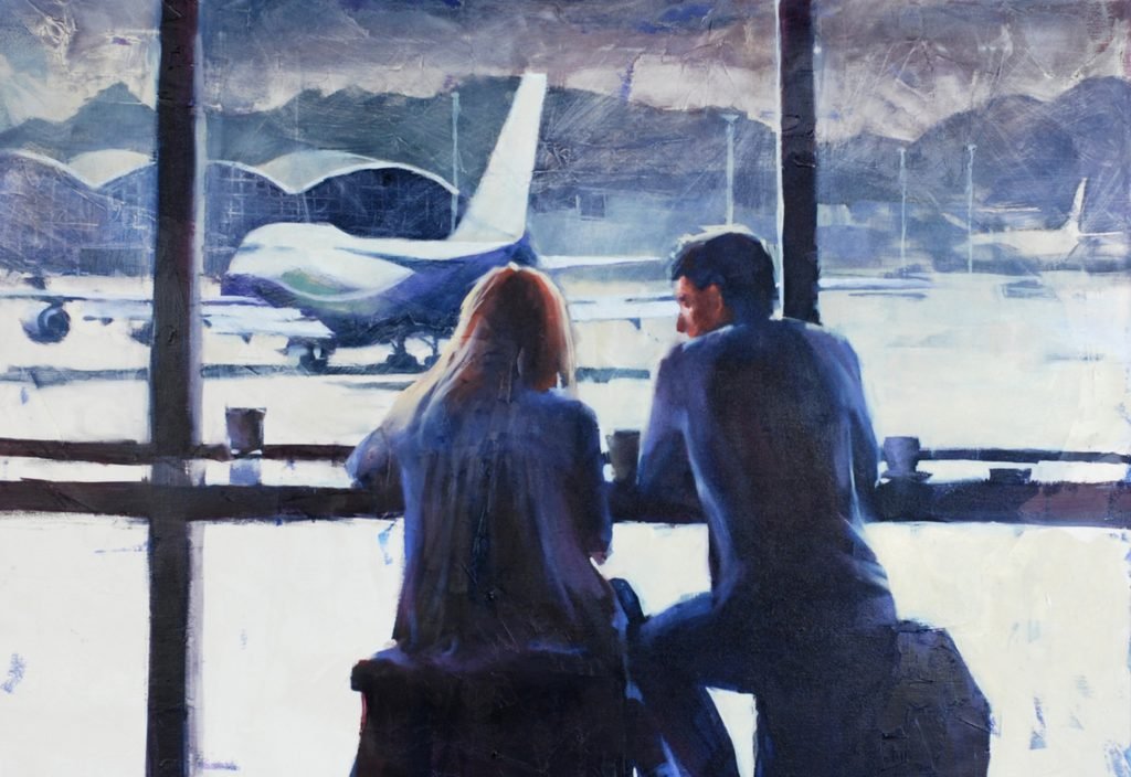Flight delay artwork by Igor Shulman #artist