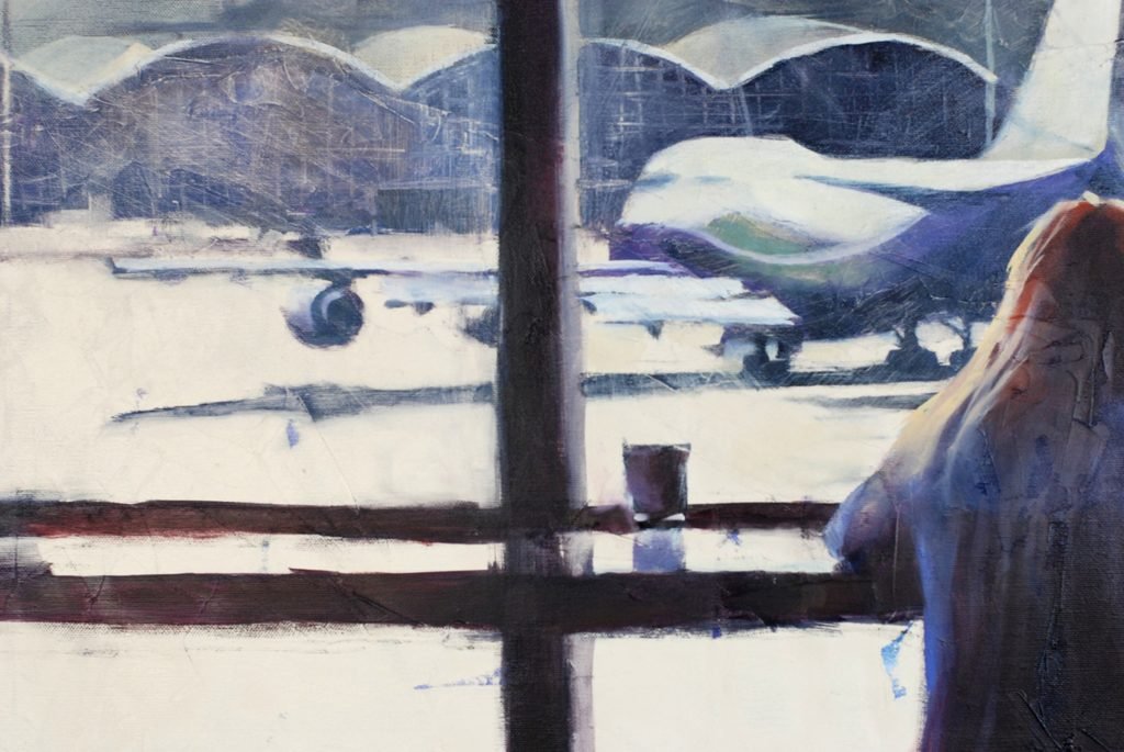 Flight delay artwork by Igor Shulman #artist