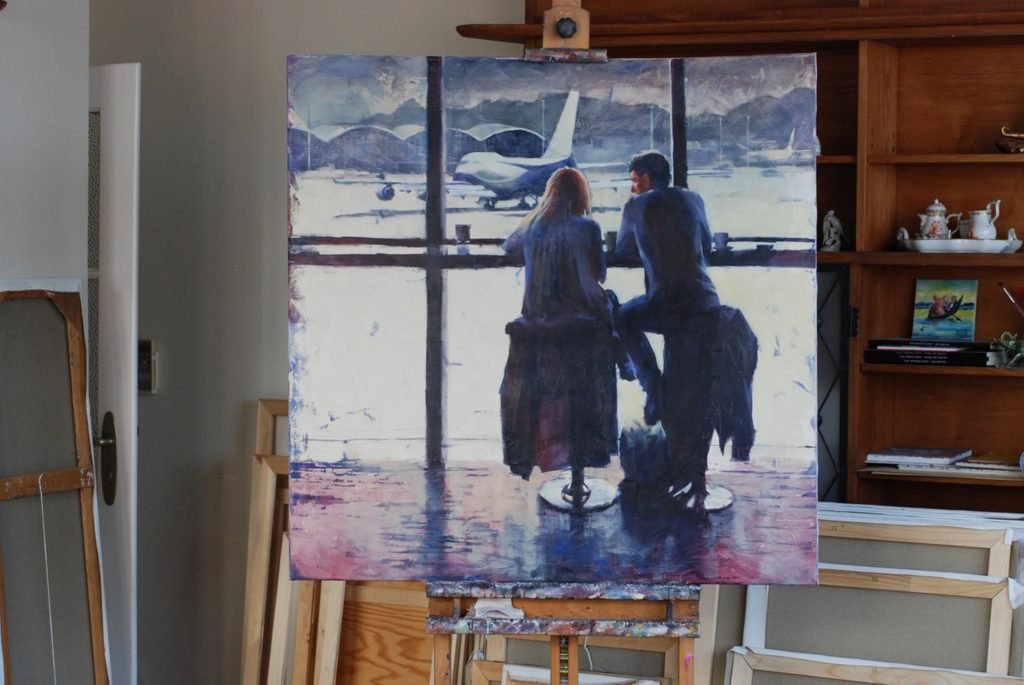 Flight delay artwork by Igor Shulman #artist