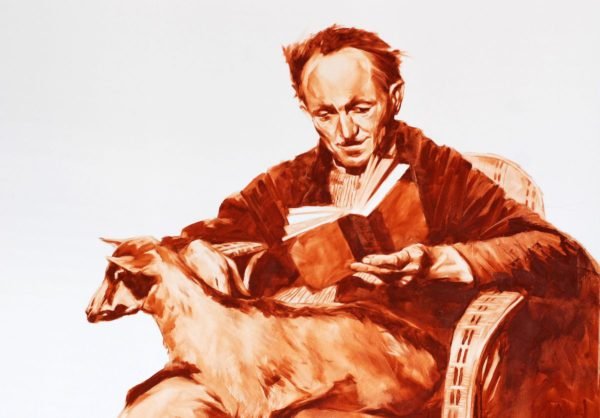 Old man with a goat artwork by Igor Shulman #artist