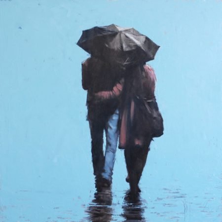 painting rainy by igor shulman original -