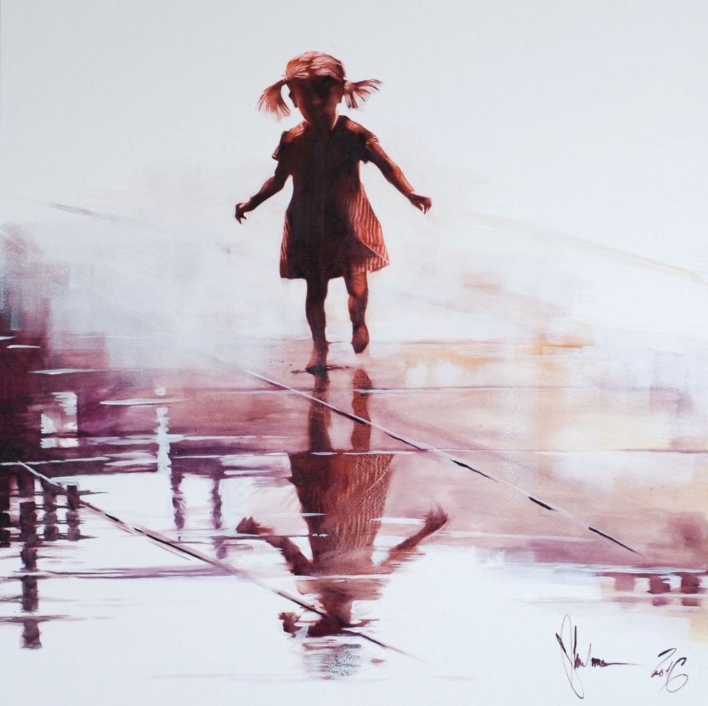 Reflection #3 original painting by Igor Shulman
