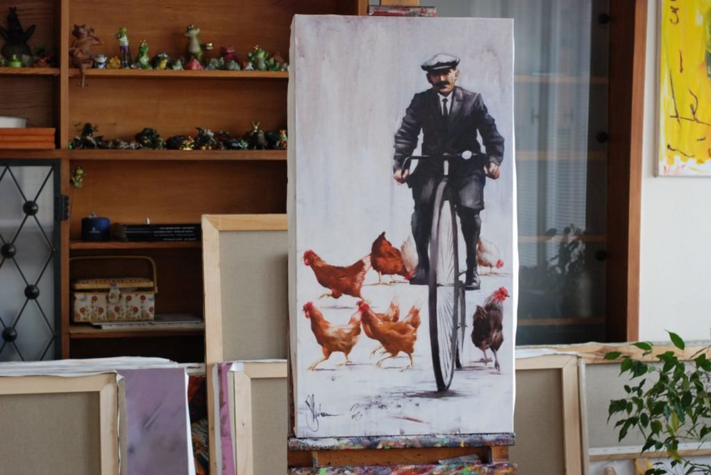 Retro pastoral artwork by Igor Shulman #artgallery