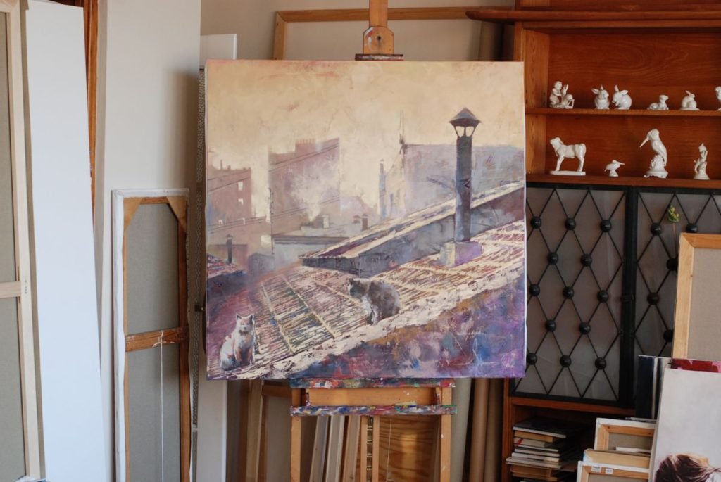Roman morning artwork by Igor Shulman #artgallery