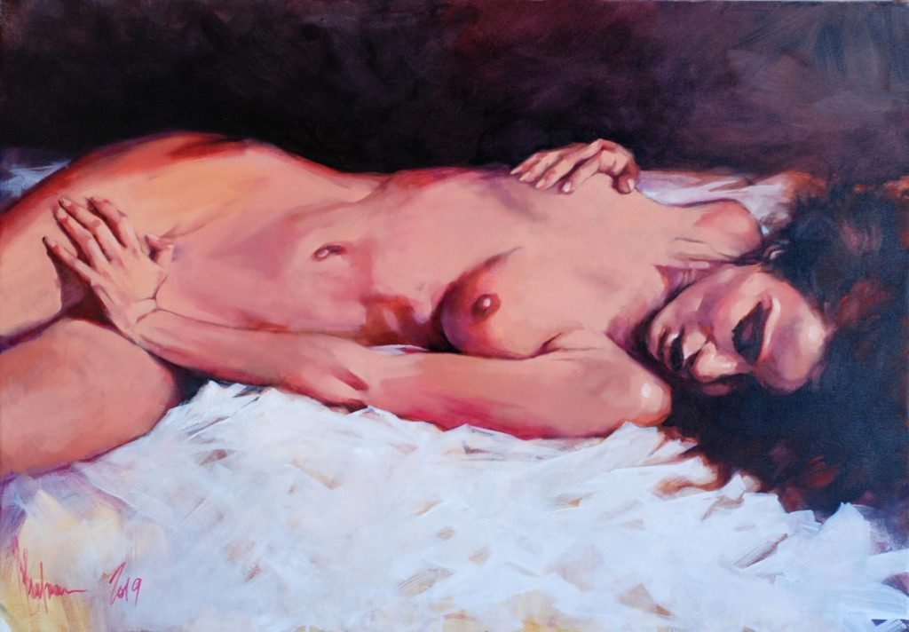Frank original painting by Igor Shulman