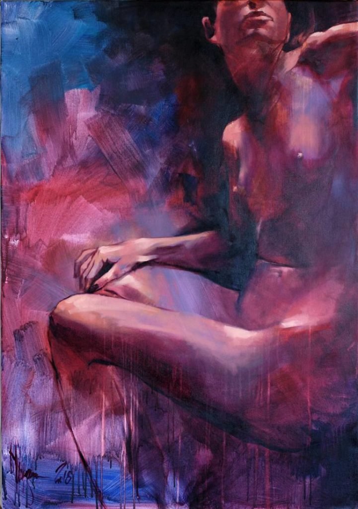 In the twilight original painting by Igor Shulman