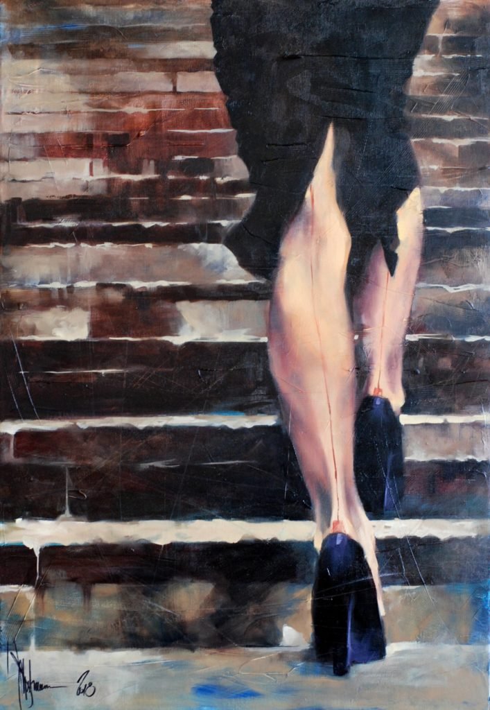 Old luxury original painting by Igor Shulman