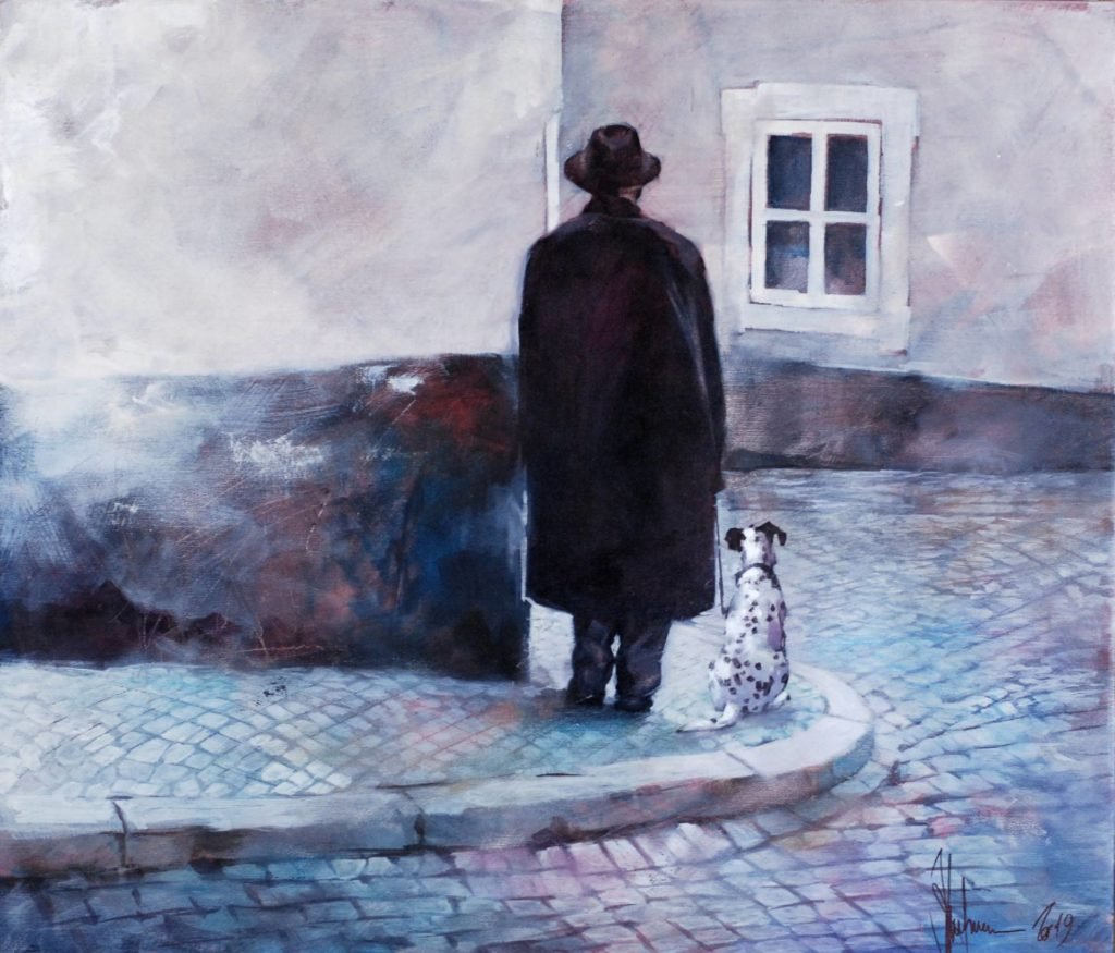 Project "My Neighbors". #2 original painting by Igor Shulman