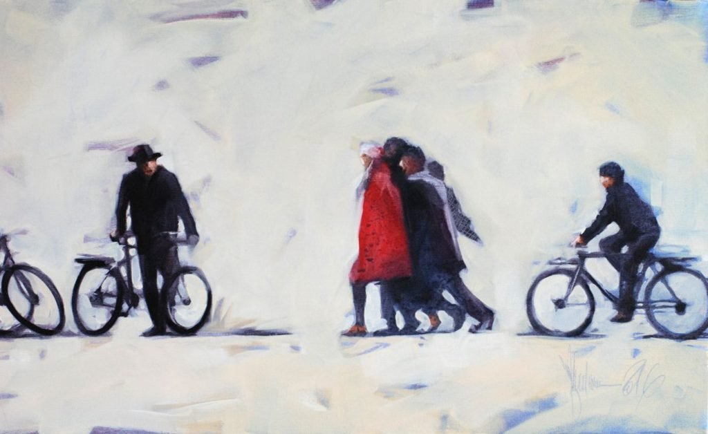 About People and Bikes artwork by Igor Shulman #artist