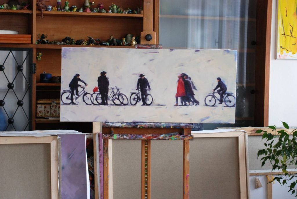 About People and Bikes artwork by Igor Shulman #artist