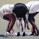 Paint the wall Developments in the office original painting by Igor Shulman