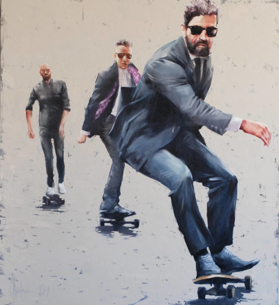 Join us!!! original painting by Igor Shulman