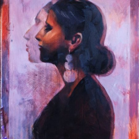 painting maria fast portret by igor shulman original -