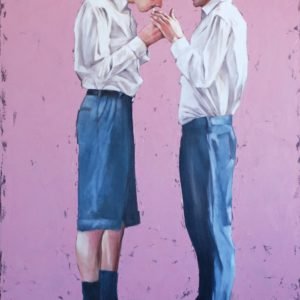 Meeting with a predictable ending original painting by Igor Shulman