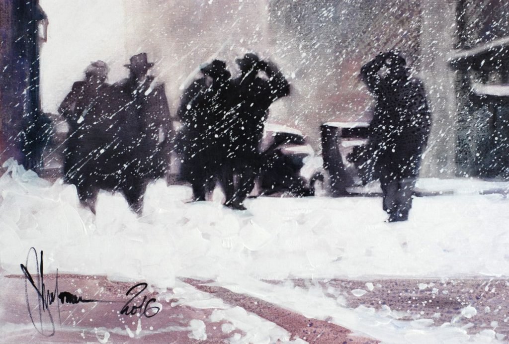 Winter. Boston artwork by Igor Shulman #artist
