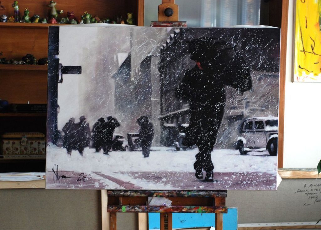 Winter. Boston artwork by Igor Shulman #artgallery