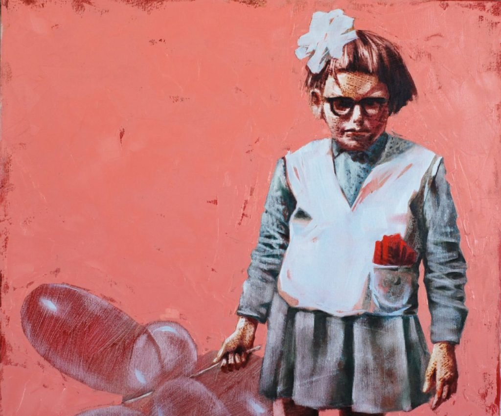 A Girl from My Childchood artwork by Igor Shulman #artist