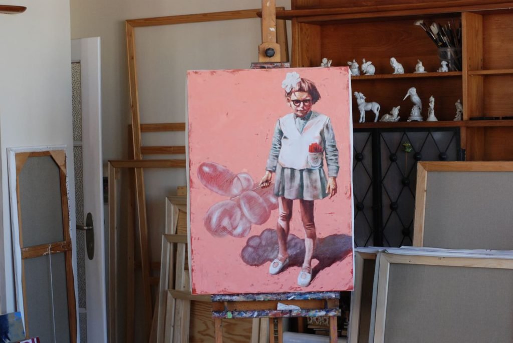 A Girl from My Childchood artwork by Igor Shulman #artgallery