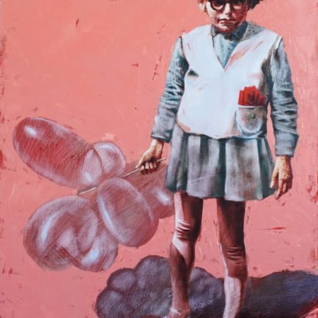 painting a girl from my childchood by igor shulman original -