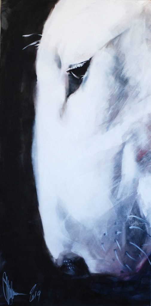 Bride.Dog original painting by Igor Shulman