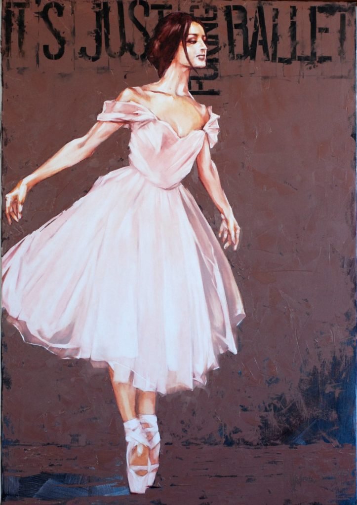 It is just Fucking Ballet original painting by Igor Shulman