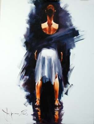 Igor Shulman Artwork / 2008 year Album / Ballet 2 (Start) - 120x90 sm