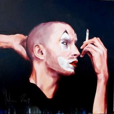 Igor Shulman Artwork / 2009 year Album / Roman -70x70 sm