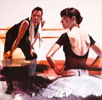 Igor Shulman Artwork / 2009 year Album / The Ballet №31 - 100x100 sm