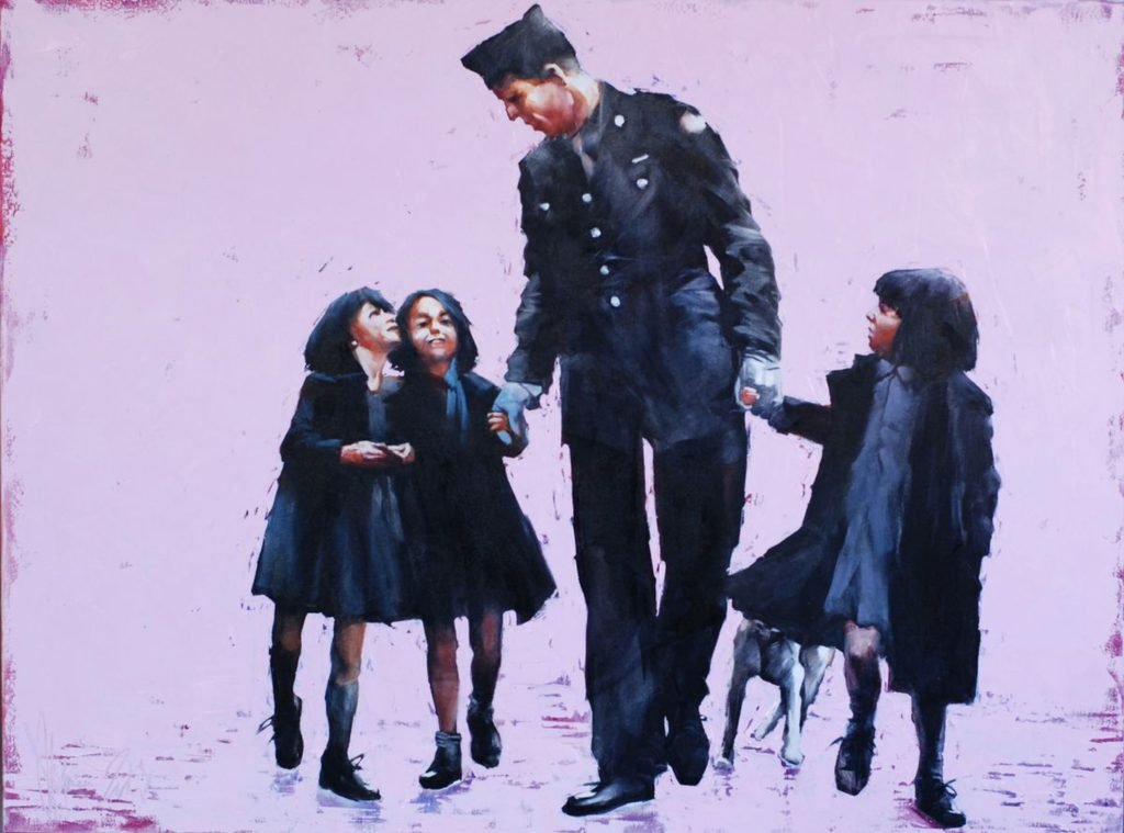 A Soldier Came from the War original painting by Igor Shulman