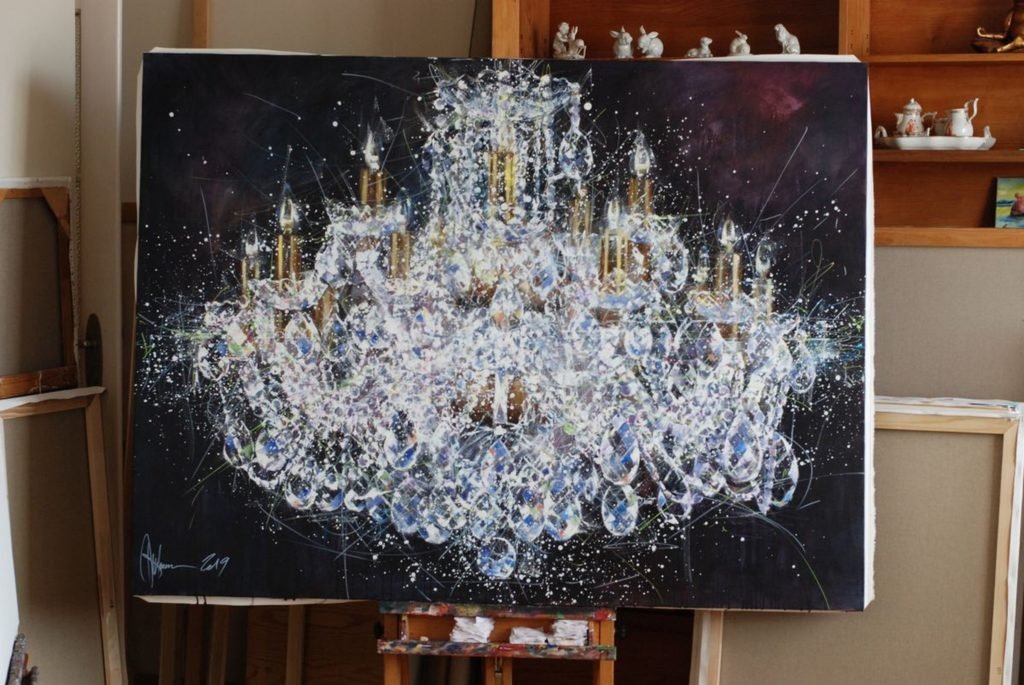 Chandelier #5. Shining artwork by Igor Shulman #artist