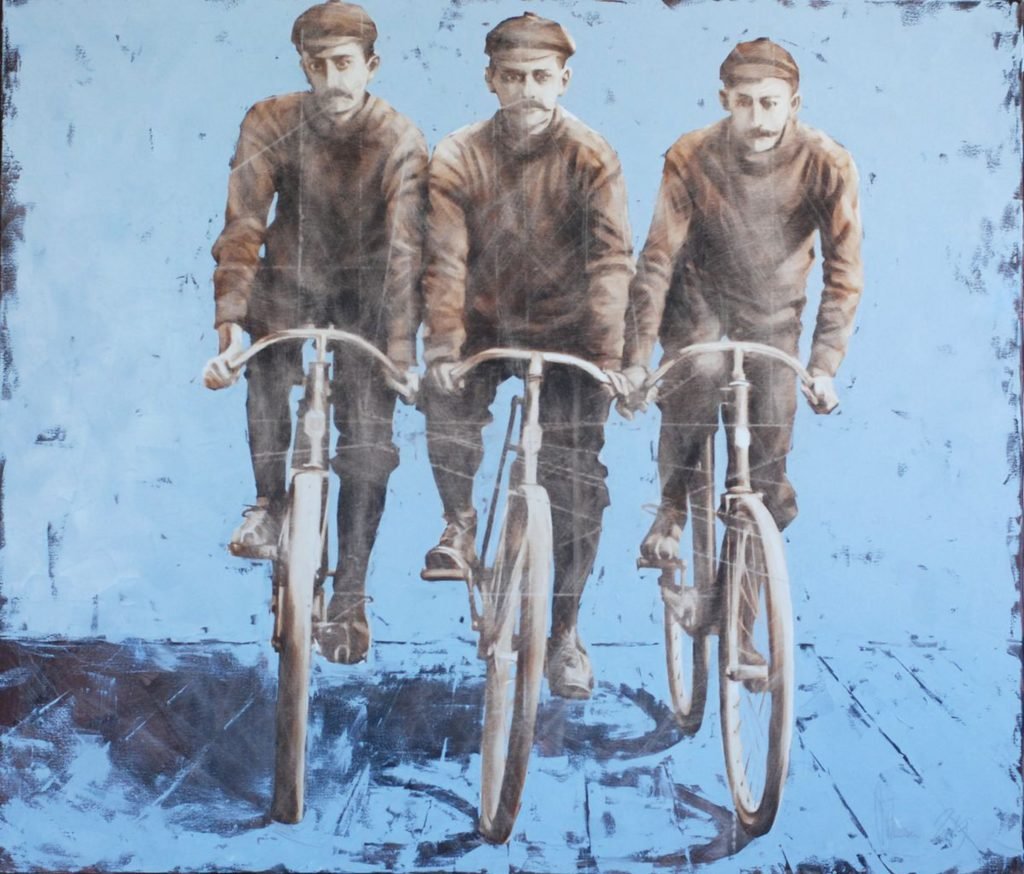 Dream team original painting by Igor Shulman