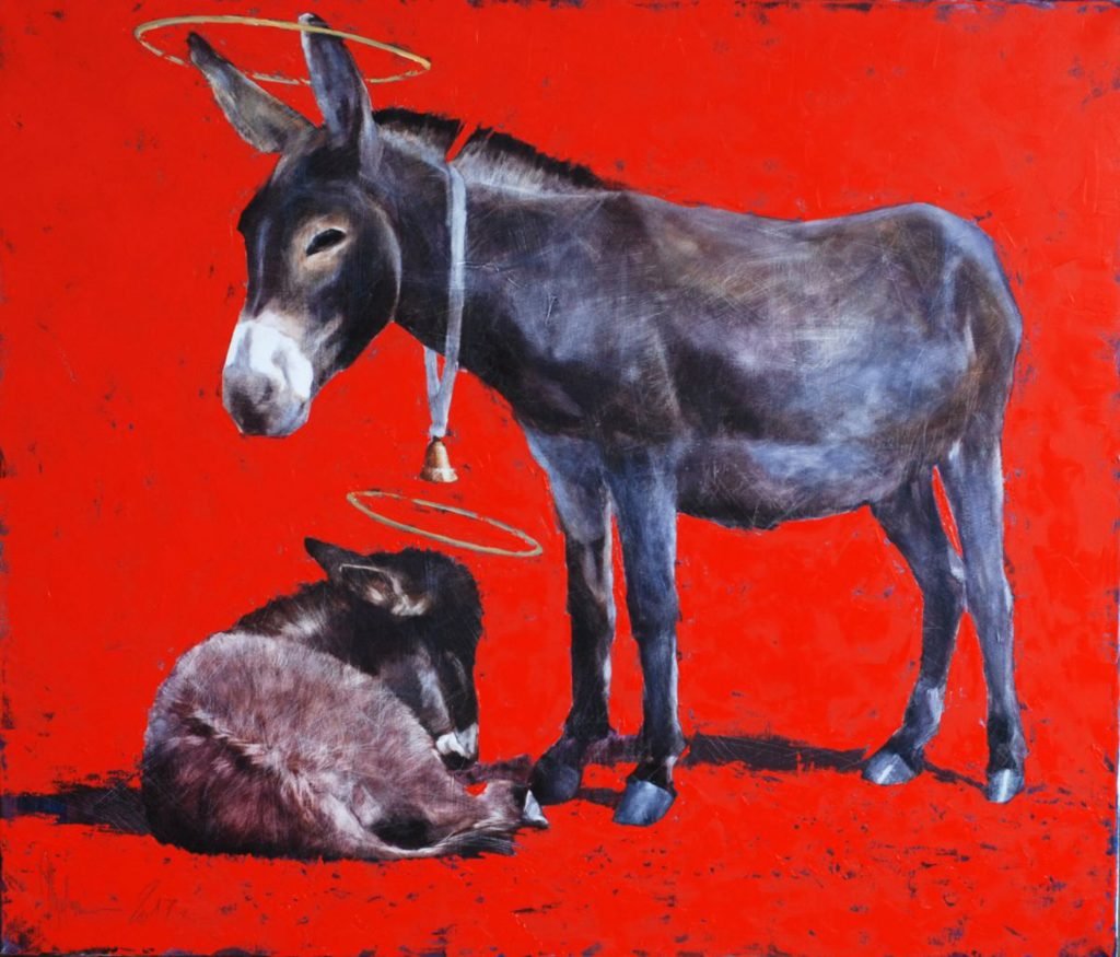 Holy Family. (My version) original painting by Igor Shulman