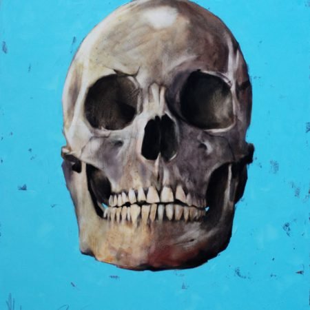 painting the skull by igor shulman original -