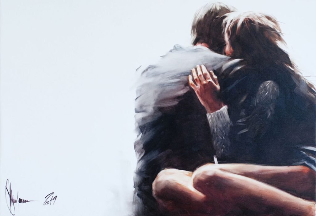 Pleasant Circumstances original oil painting on canvas by Igor Shulman