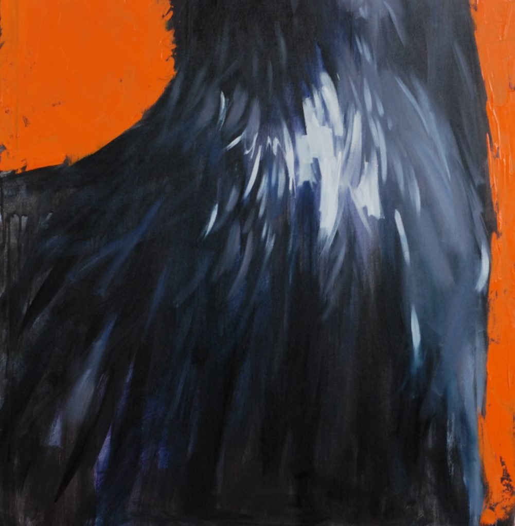 Portrait of a Crow, trying to find God in Himself 2 artwork by Igor Shulman #artist